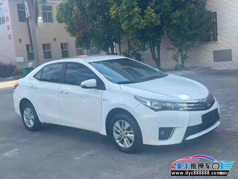 16年丰田卡罗拉轿车抵押车出售