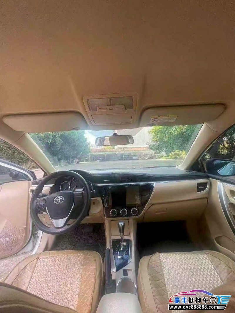 16年丰田卡罗拉轿车抵押车出售