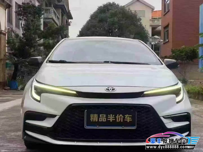 23年丰田卡罗拉轿车抵押车出售