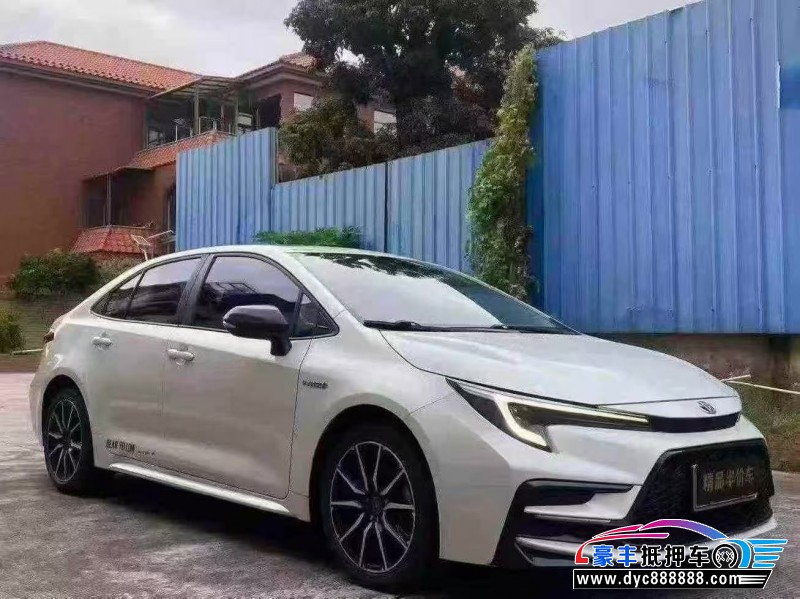 23年丰田卡罗拉轿车抵押车出售