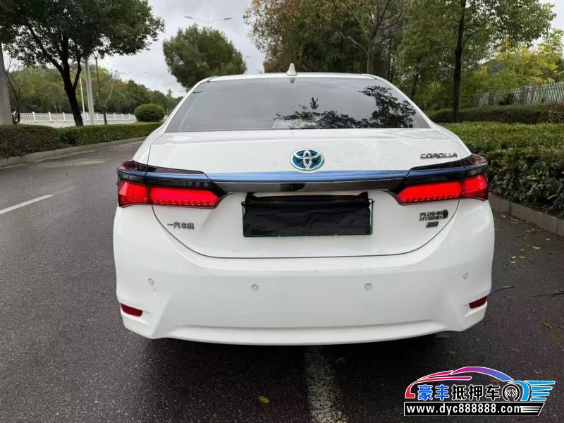 21年丰田卡罗拉轿车抵押车出售