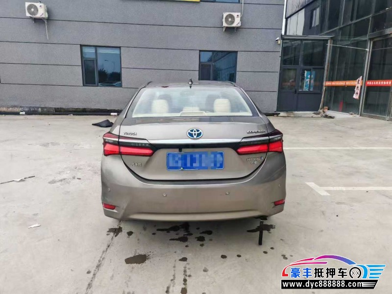 17年丰田卡罗拉轿车抵押车出售