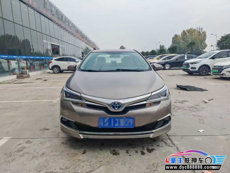 17年丰田卡罗拉轿车抵押车出售