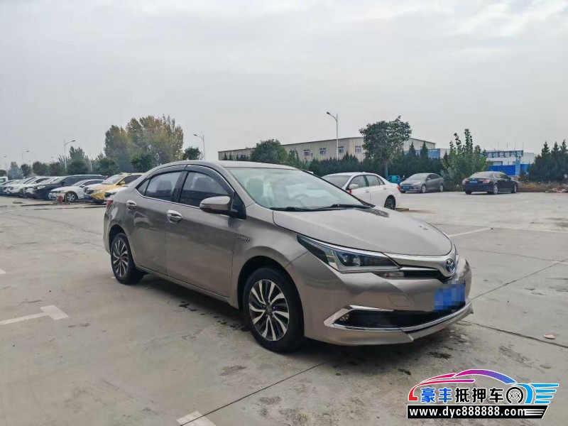 17年丰田卡罗拉轿车抵押车出售