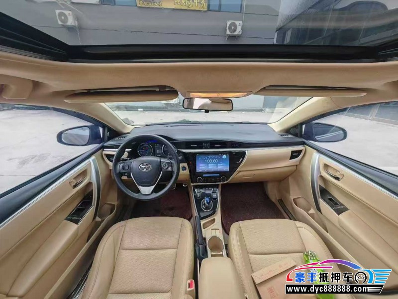 17年丰田卡罗拉轿车抵押车出售