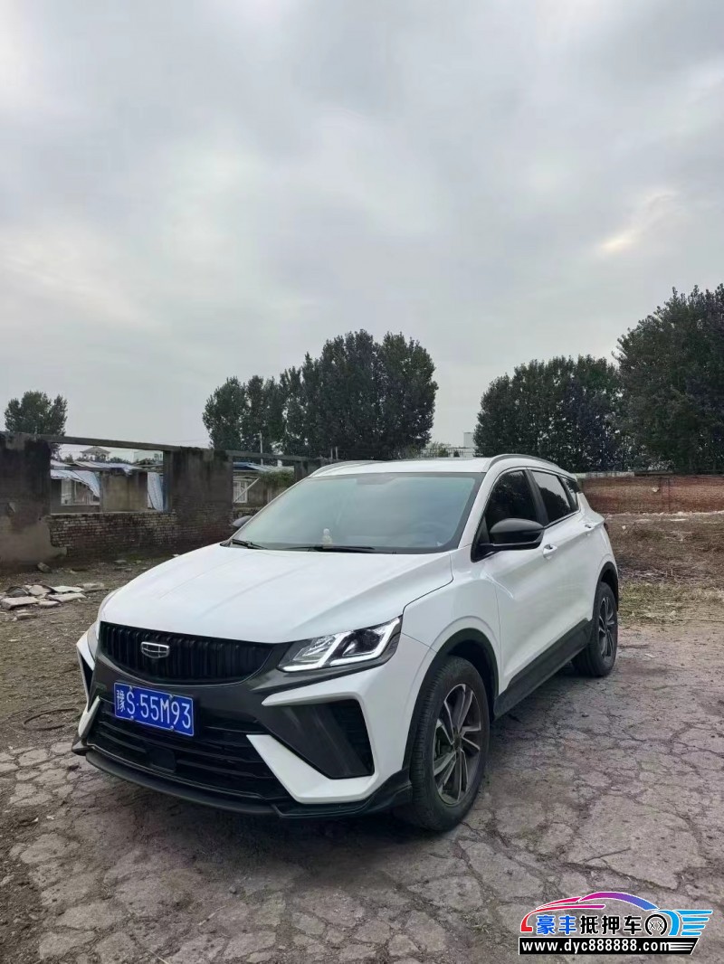 23年吉利缤越轿车抵押车出售