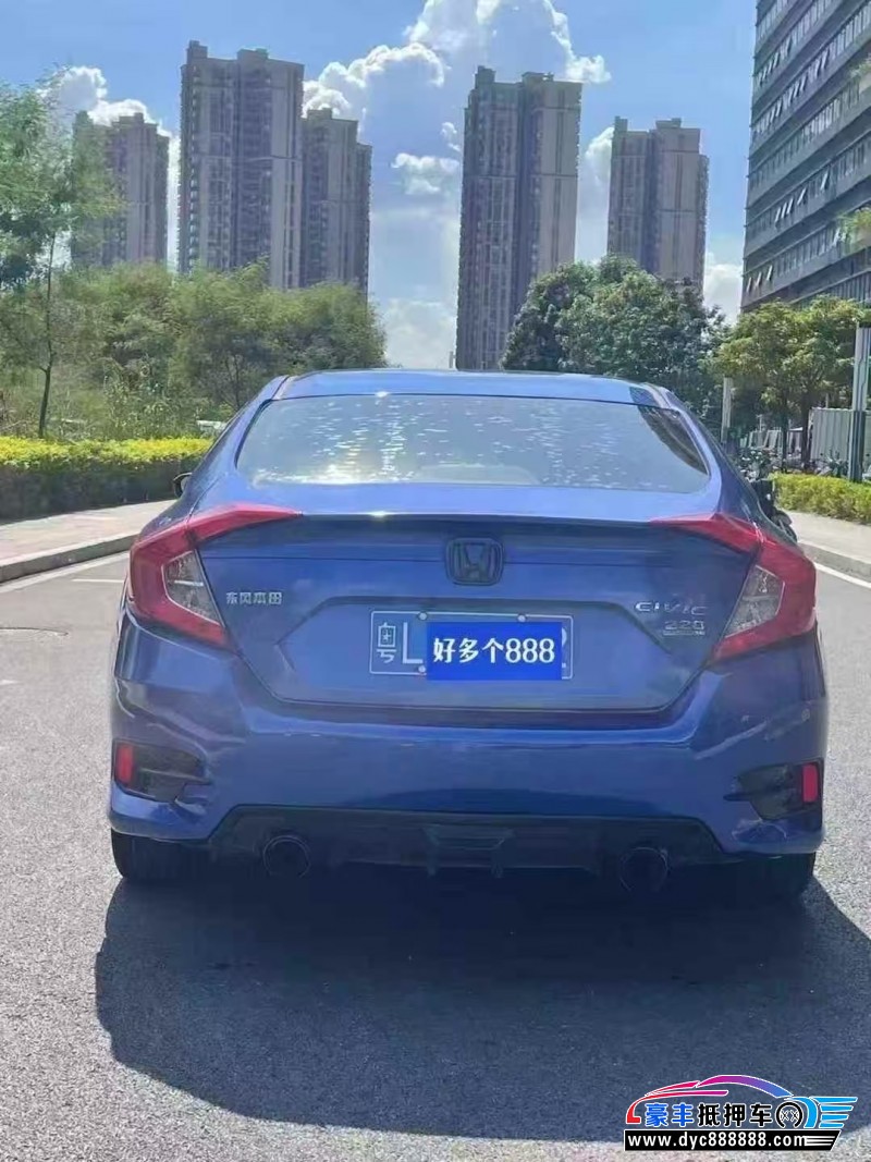 18年本田思域轿车抵押车出售