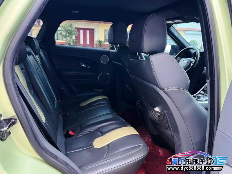 12年路虎揽胜极光SUV抵押车出售