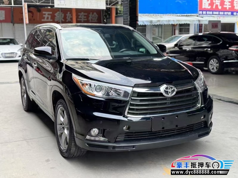 16年丰田汉兰达轿车抵押车出售