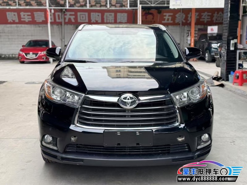 16年丰田汉兰达轿车抵押车出售