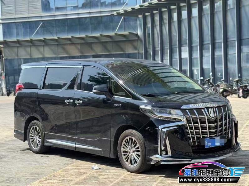 19年丰田埃尔法轿车抵押车出售