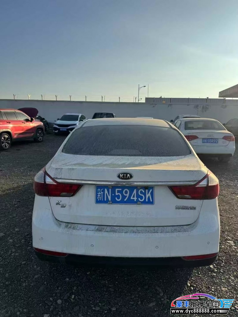 18年起亚K3轿车抵押车出售