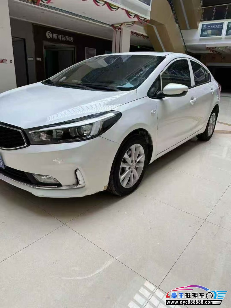 18年起亚K3轿车抵押车出售