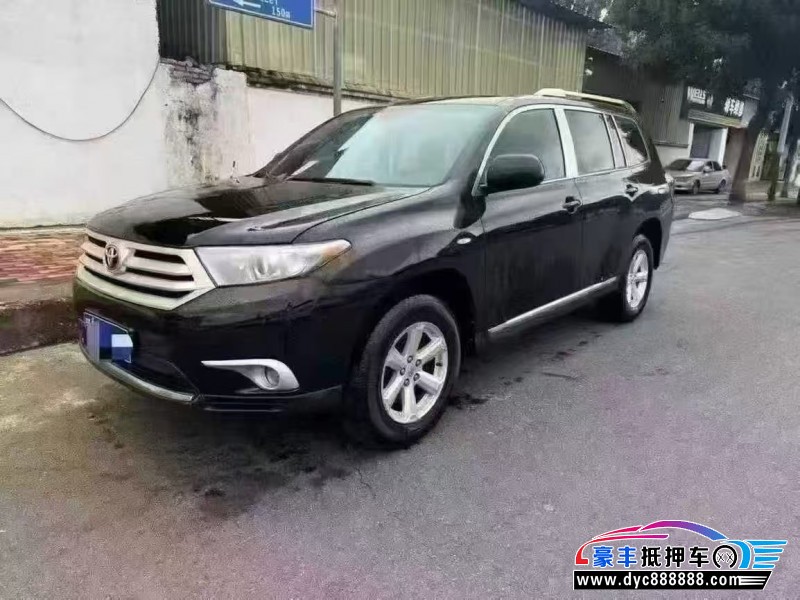 14年丰田汉兰达轿车抵押车出售