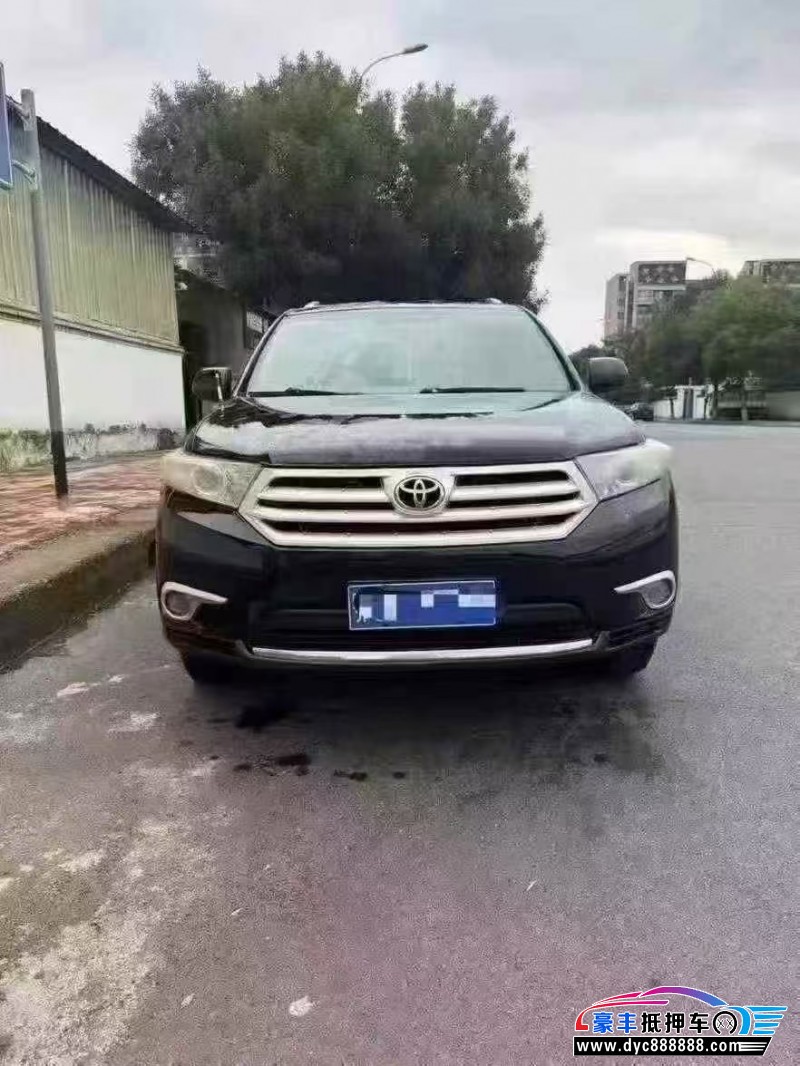 14年丰田汉兰达轿车抵押车出售