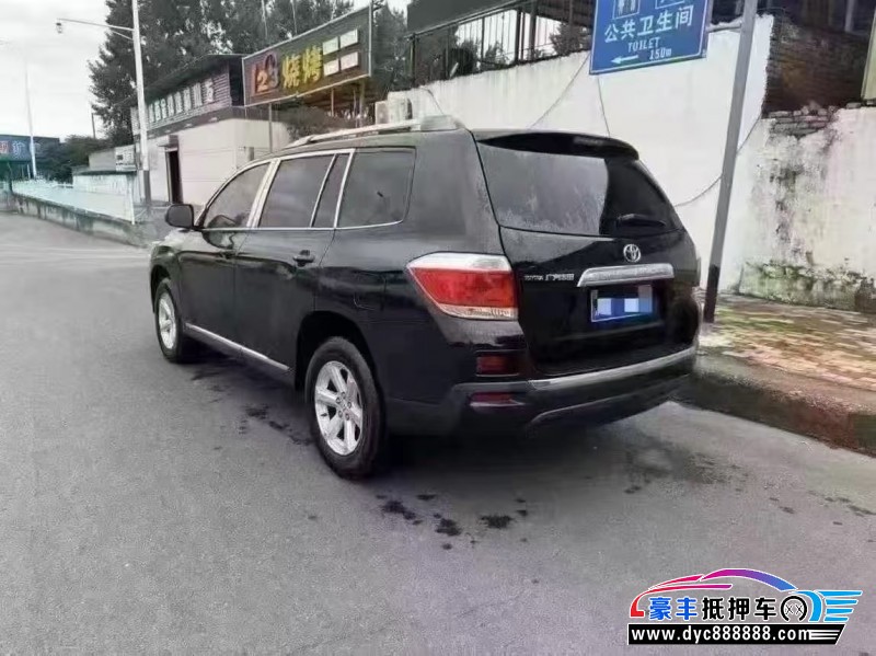 14年丰田汉兰达轿车抵押车出售