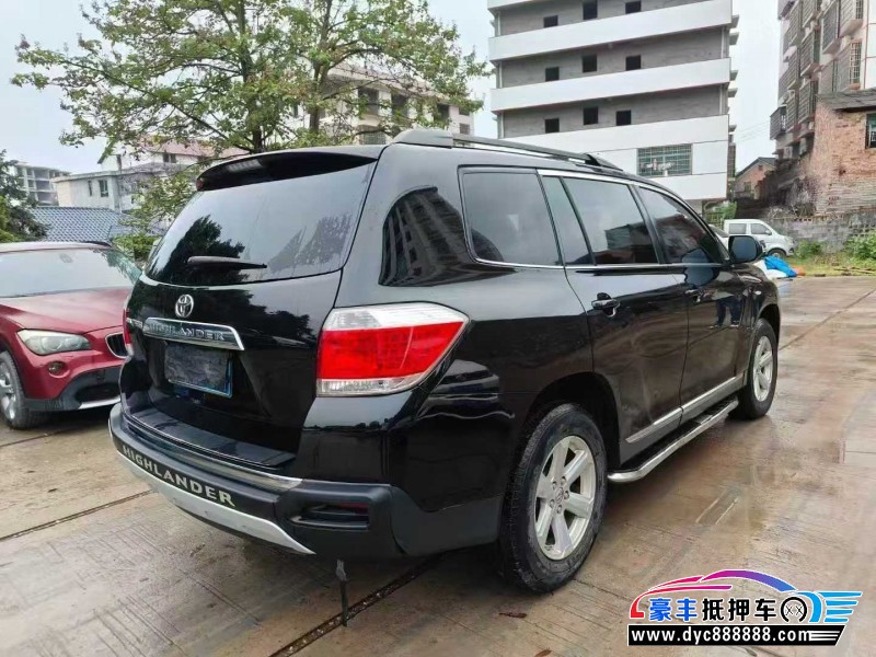 13年丰田汉兰达轿车抵押车出售