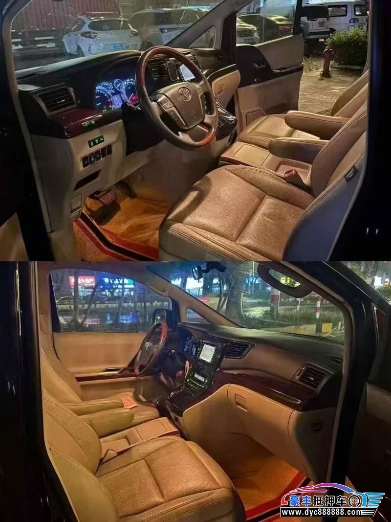 10年丰田埃尔法轿车抵押车出售