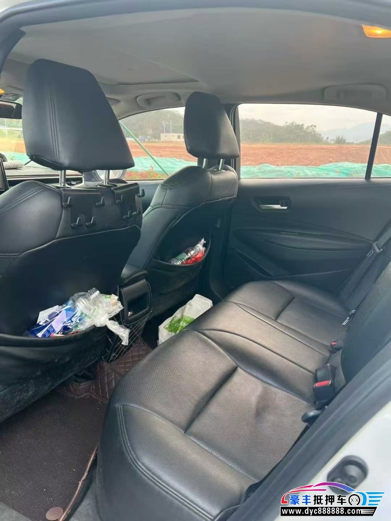 21年丰田卡罗拉轿车抵押车出售