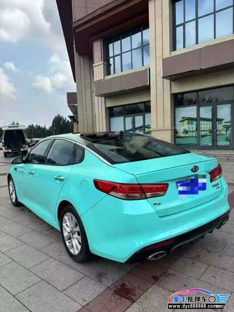 16年起亚K5轿车抵押车出售