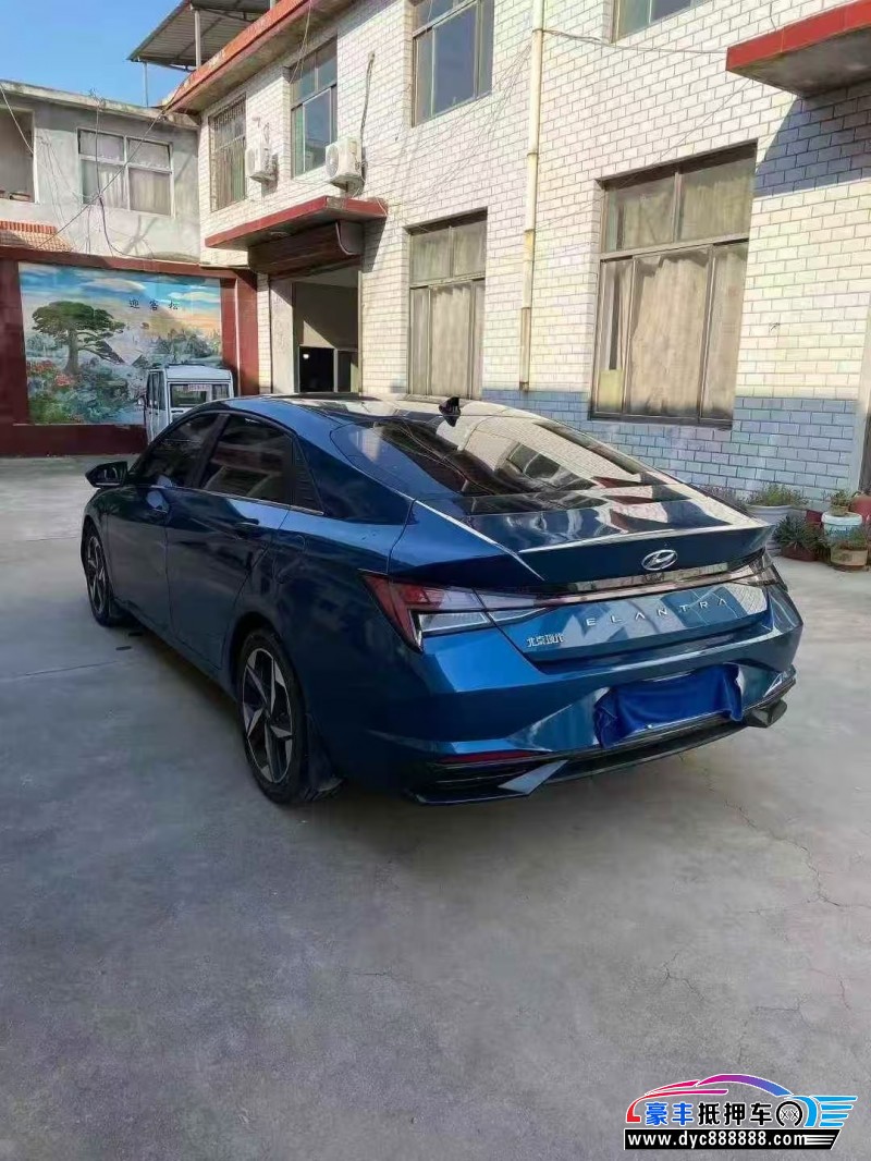 21年现代伊兰特轿车抵押车出售