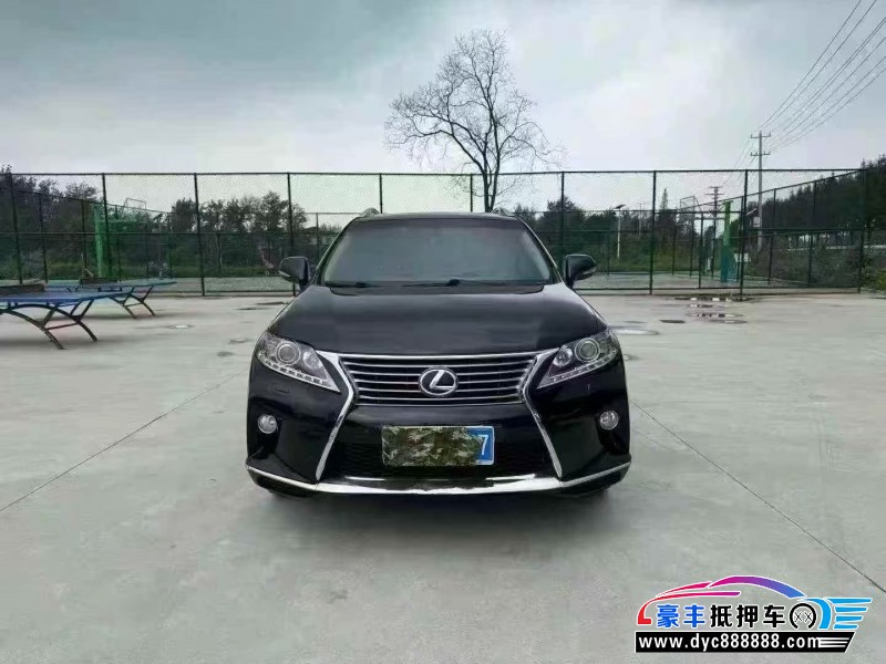13年雷克萨斯RX轿车抵押车出售