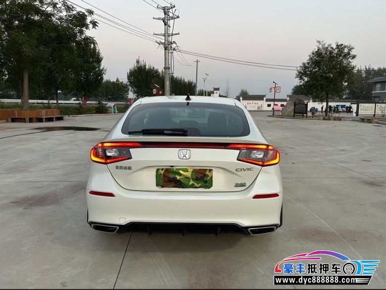 23年本田思域轿车抵押车出售