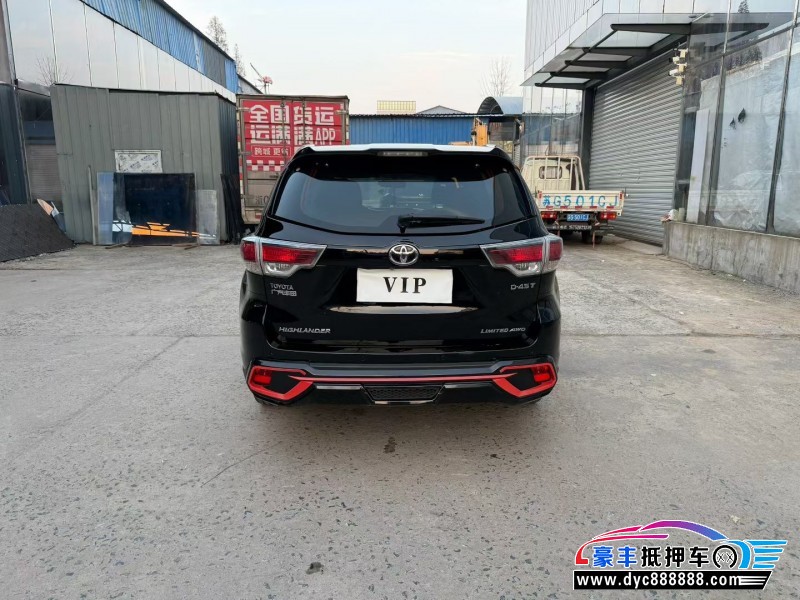 17年丰田汉兰达轿车抵押车出售