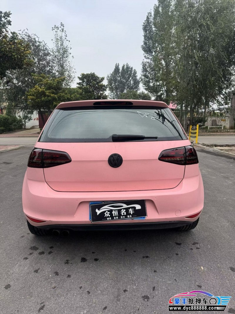 17年大众高尔夫轿车抵押车出售