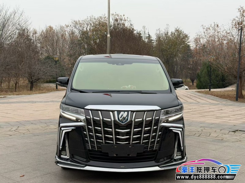 抵押车出售23年丰田埃尔法轿车