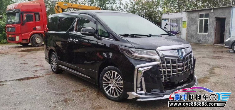 21年丰田埃尔法轿车抵押车出售