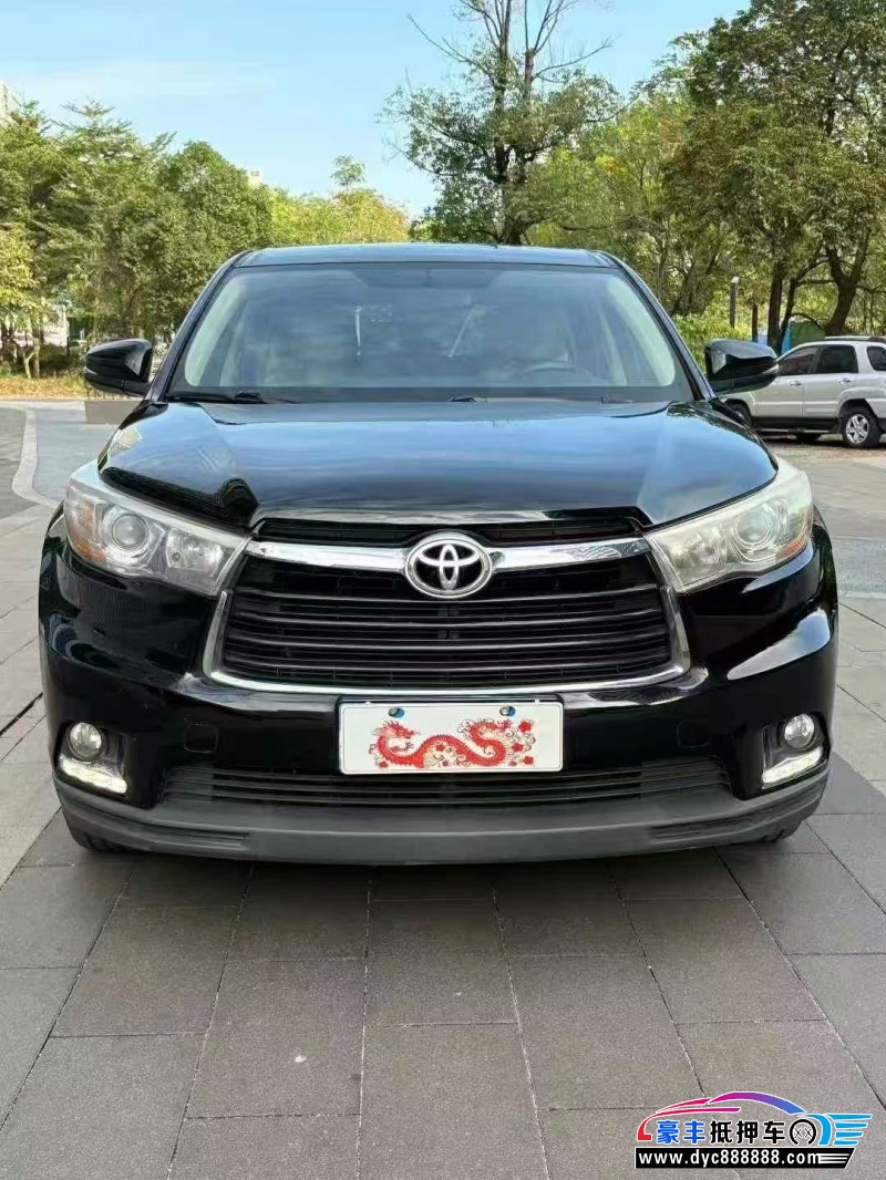 16年丰田汉兰达轿车抵押车出售