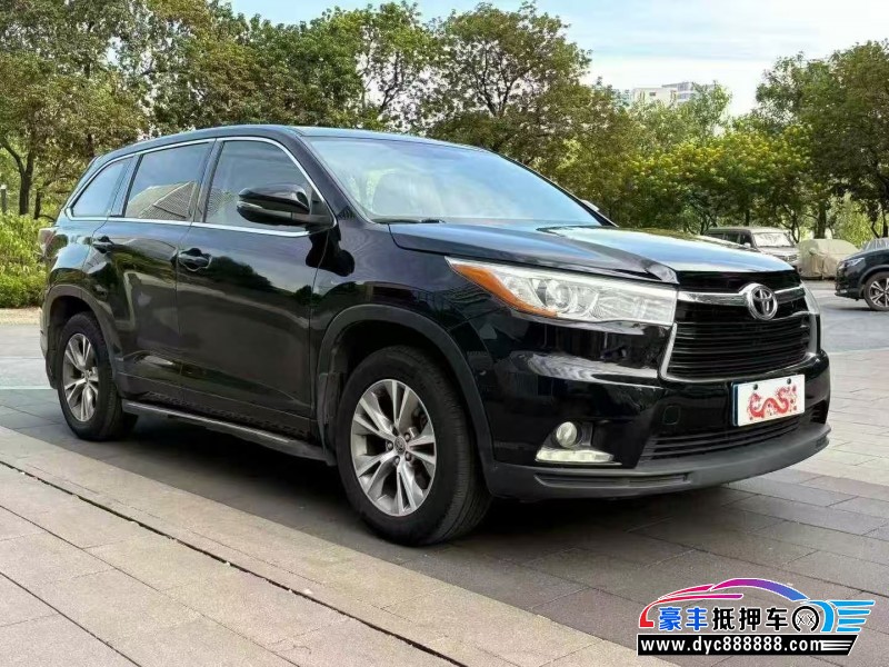 16年丰田汉兰达轿车抵押车出售