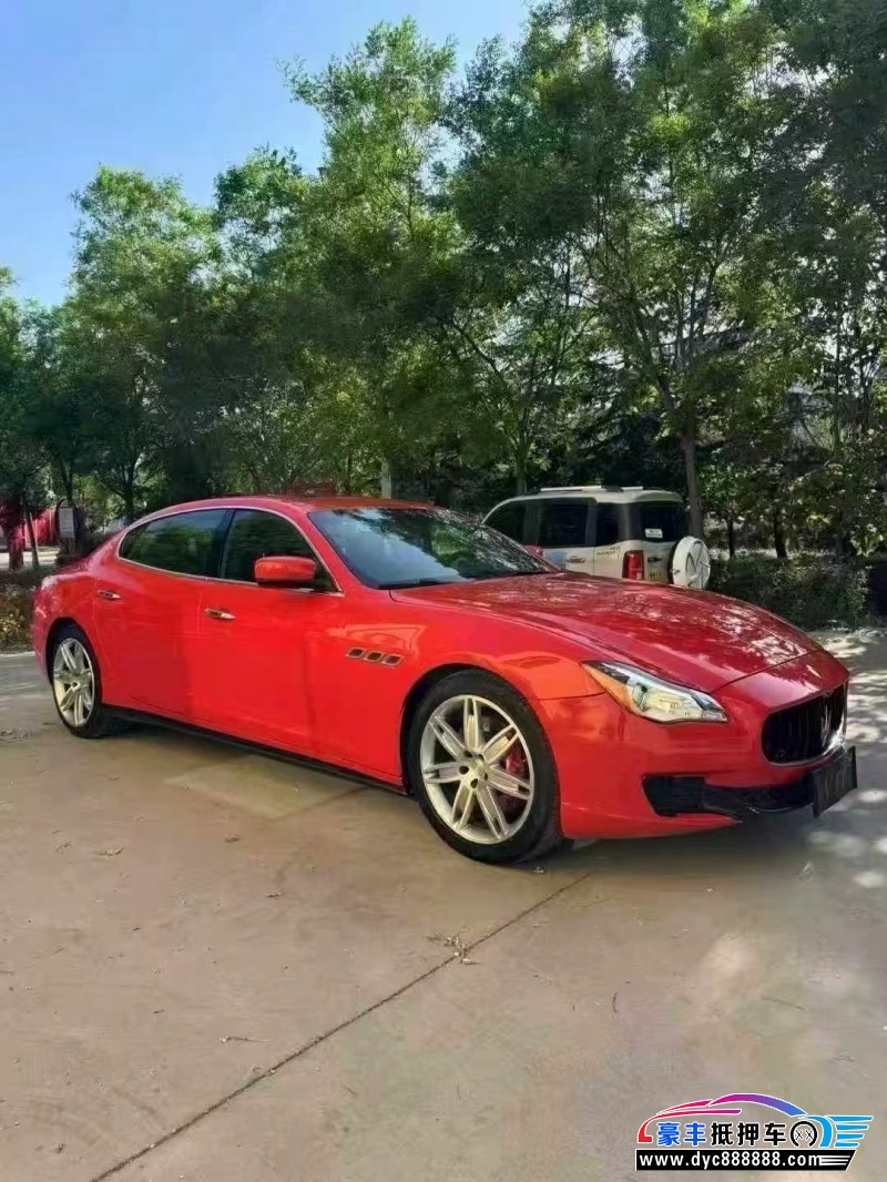 14年玛莎拉蒂总裁轿车抵押车出售