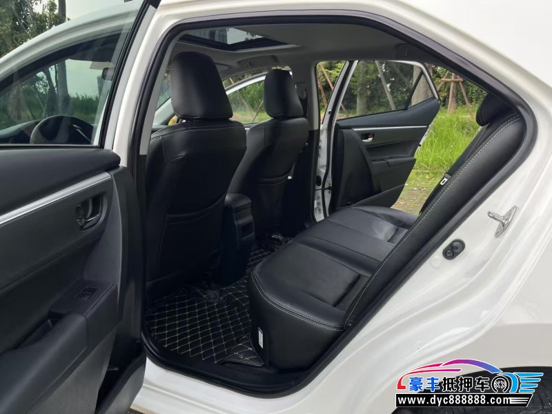 18年丰田卡罗拉轿车抵押车出售