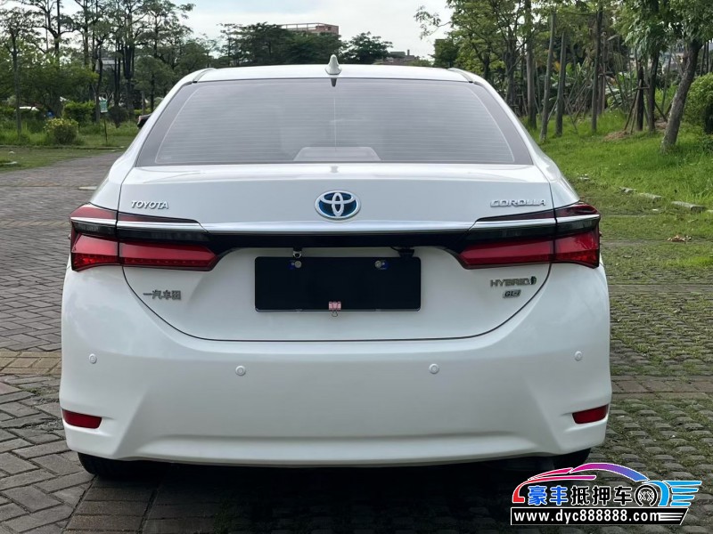 18年丰田卡罗拉轿车抵押车出售