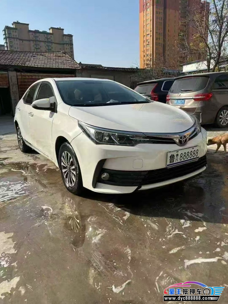 17年丰田卡罗拉轿车抵押车出售