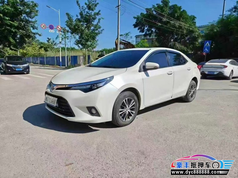 15年丰田雷凌轿车抵押车出售