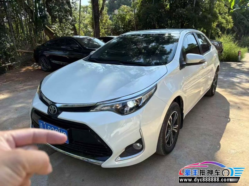 19年丰田雷凌轿车抵押车出售