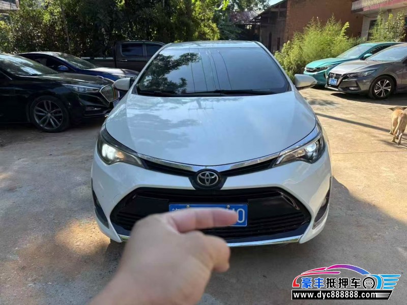 19年丰田雷凌轿车抵押车出售