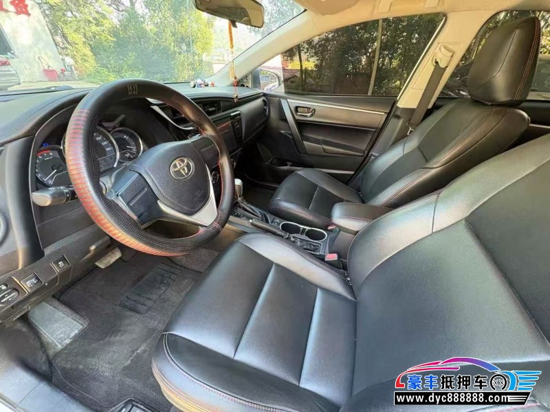 19年丰田雷凌轿车抵押车出售