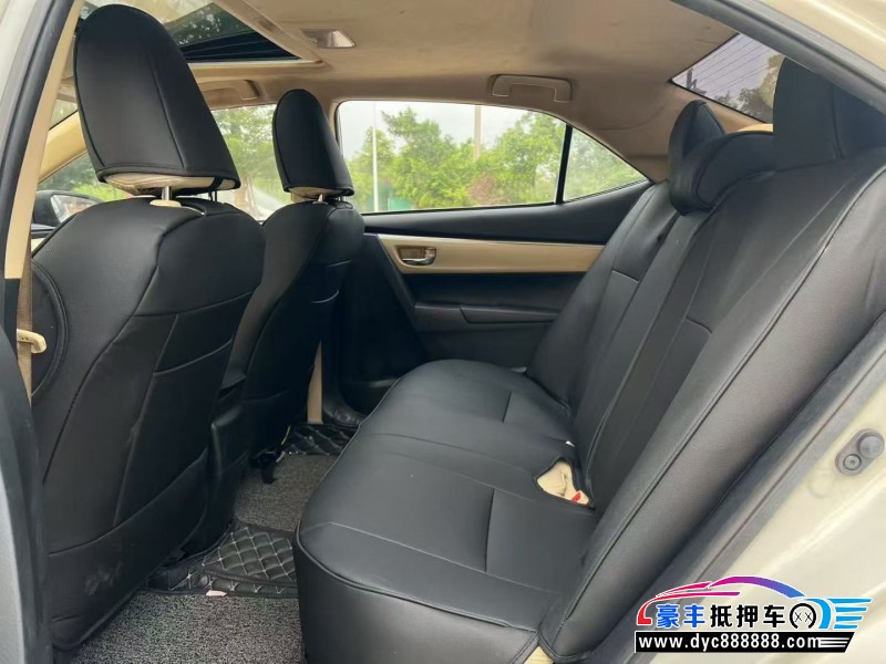 18年丰田雷凌轿车抵押车出售