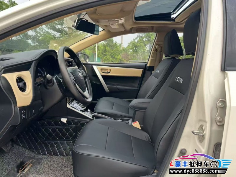 18年丰田雷凌轿车抵押车出售