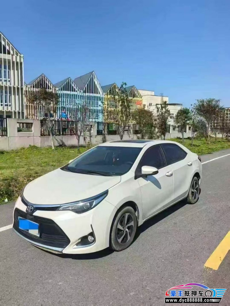 19年丰田雷凌轿车抵押车出售