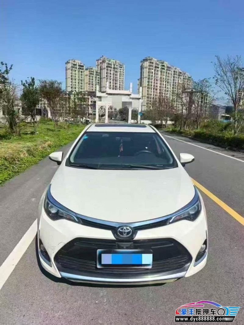 19年丰田雷凌轿车抵押车出售