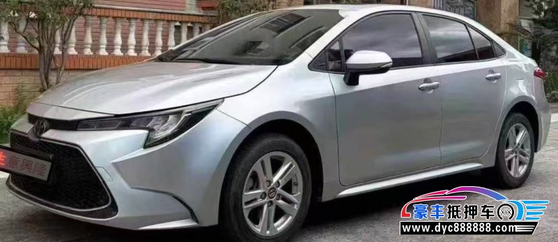 23年丰田雷凌轿车抵押车出售