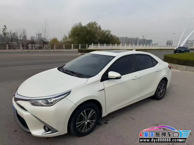 16年丰田雷凌轿车抵押车出售