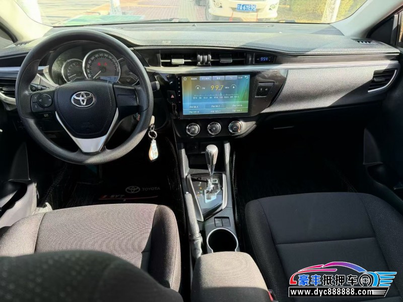 16年丰田雷凌轿车抵押车出售