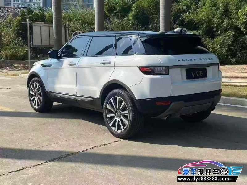 19年路虎揽胜极光轿车抵押车出售