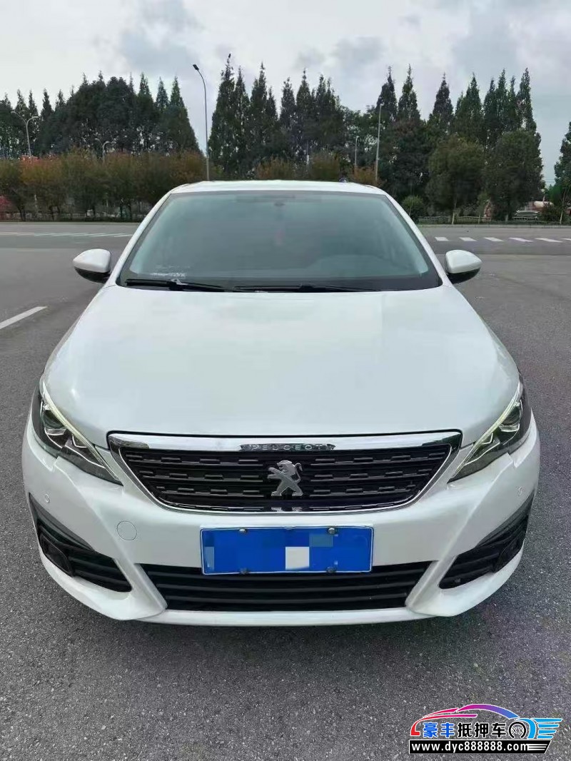 18年标致308轿车抵押车出售